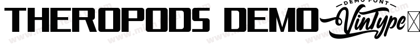 Theropods Demo字体转换